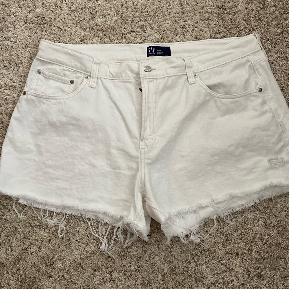 Gap white Denim Short 18/34 Stride Short - Picture 1 of 5